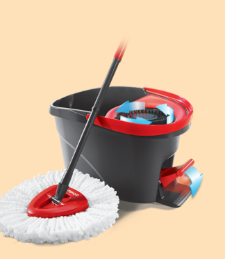 Mop for Cleaning Floors Microfiber Floor Mop Wet Dust Flat Mop with 5 Washable Pads and Refillable Bottle for Home Kitchen Wood Laminate